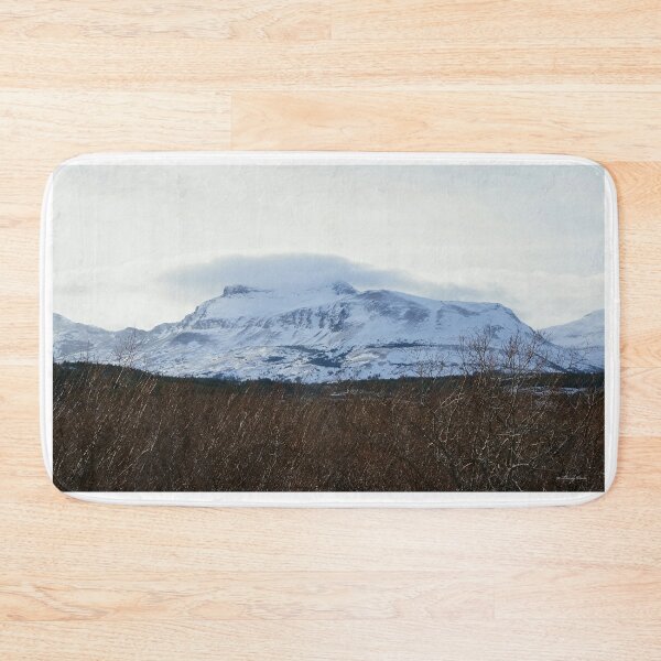 Item preview, Calf Robe Mountain Draped in Winter Clouds designed and sold by Vivar Photo.