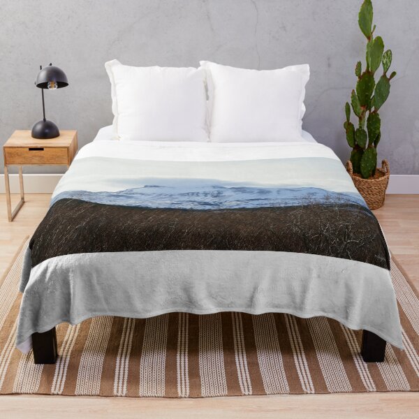 Item preview, Calf Robe Mountain Draped in Winter Clouds designed and sold by Vivar Photo.