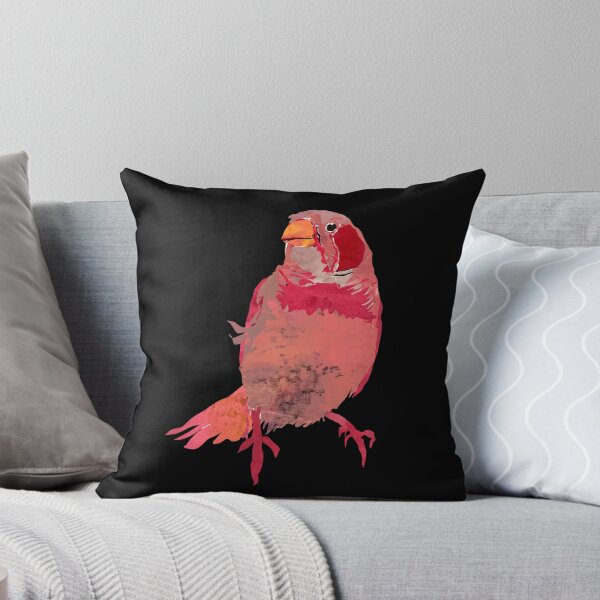 Item preview, Pink Zebra Finch Pet Bird Cutie  designed and sold by ginaisarty.