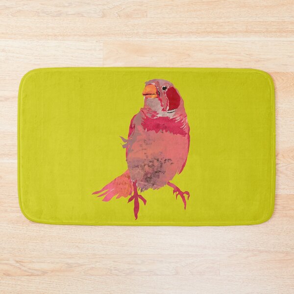 Item preview, Pink Zebra Finch Pet Bird Cutie  designed and sold by ginaisarty.