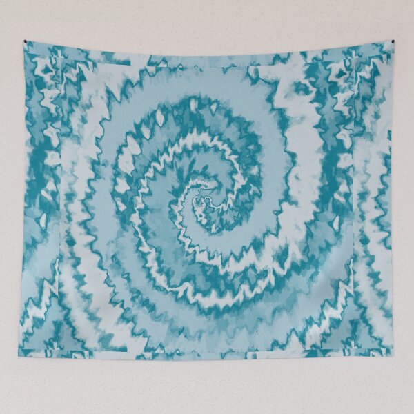 Item preview, Colorful Swirl in Blue & White Color Shade Pattern 79 designed and sold by Manal-Patterns.