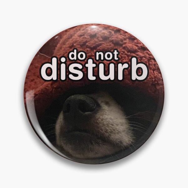 Item preview, do not disturb dog designed and sold by DigiBerryAtlr.