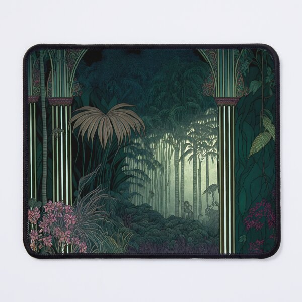 Item preview, Tropical Jungle Art Nouveau wall-design Series designed and sold by SenkiAlphonse.