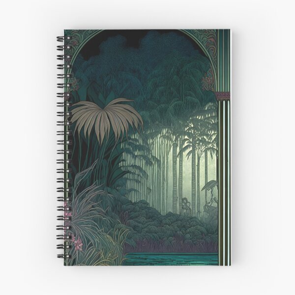 Item preview, Tropical Jungle Art Nouveau wall-design Series designed and sold by SenkiAlphonse.