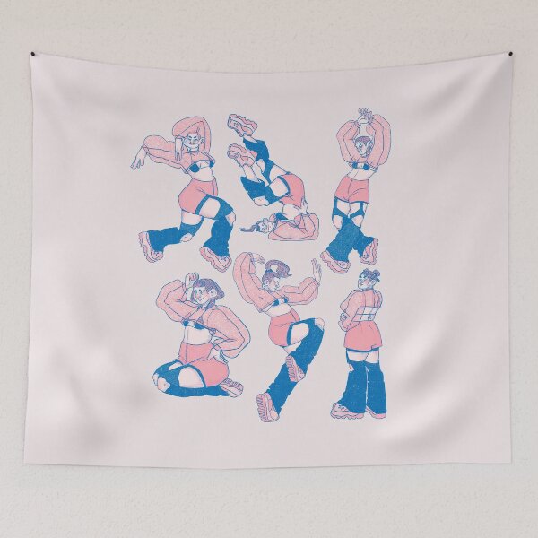 Item preview, Girls dancing in nonsense life designed and sold by carinnacabezas.