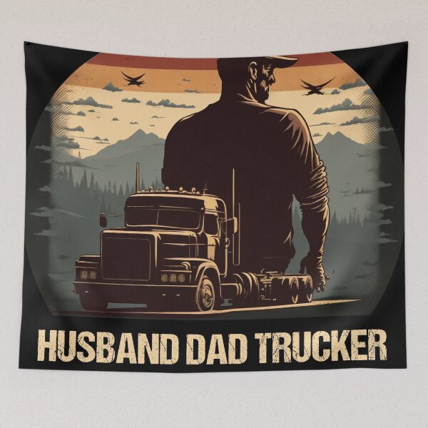 Artikelvorschau, Ehemann Papa Trucker-Legende entworfen und verkauft von KinRow.
