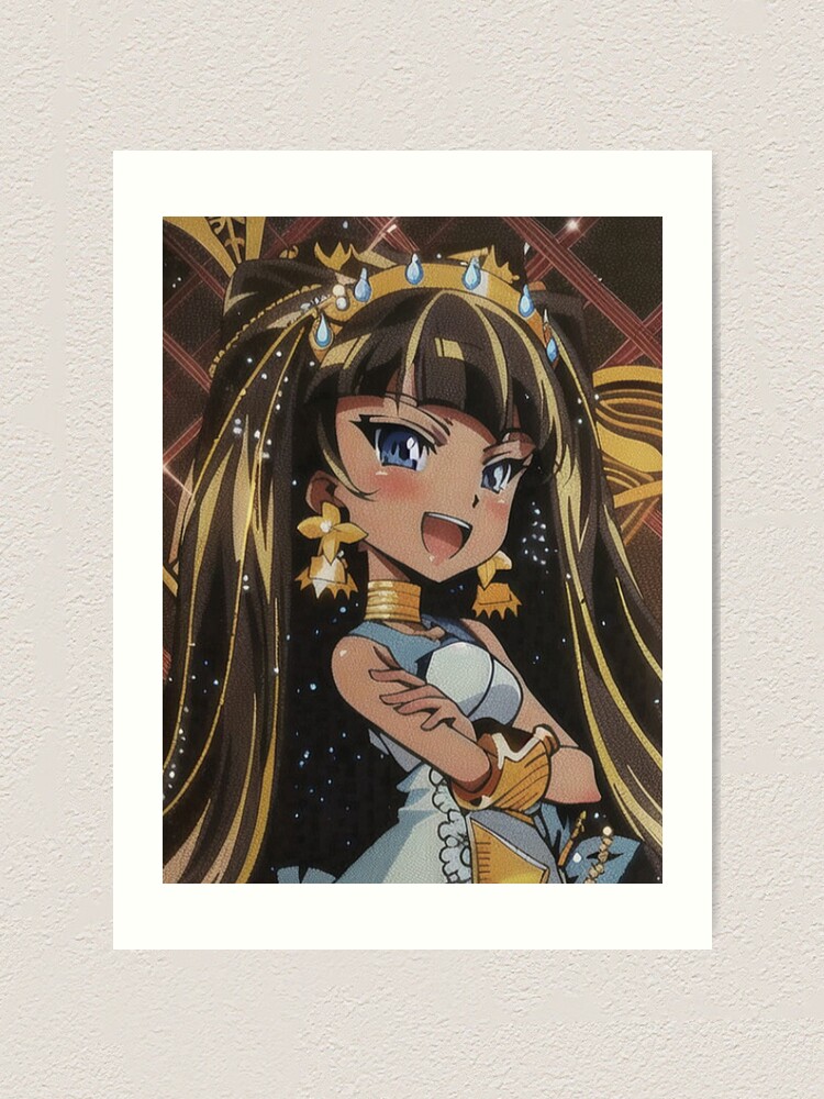 CLEO DE NILE KAWAII Art Print by ARTRAVESHOP