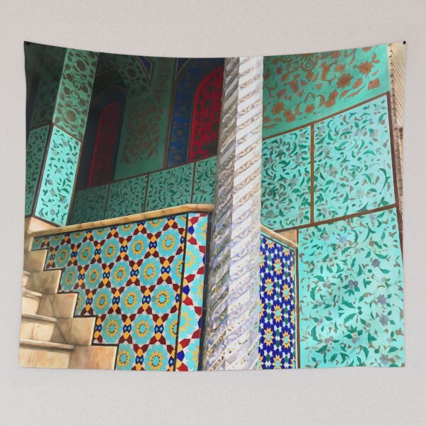 Item preview, Golestan Palace Tiles designed and sold by LeylaNovini.
