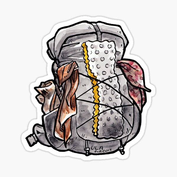 Item preview, Watercolor Backpacker Pack designed and sold by Ripley LaCross.