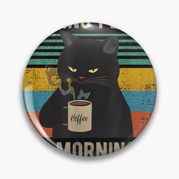 Item preview, I Hate Morning People And Mornings And People Coffee Cat designed and sold by TrendsDesign	 ⭐⭐⭐⭐⭐.