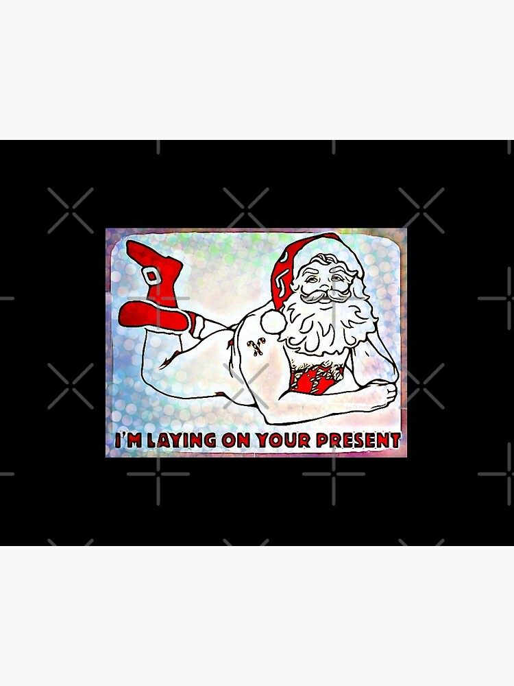 Naughty Santa Art Board Print for Sale by trendingatees