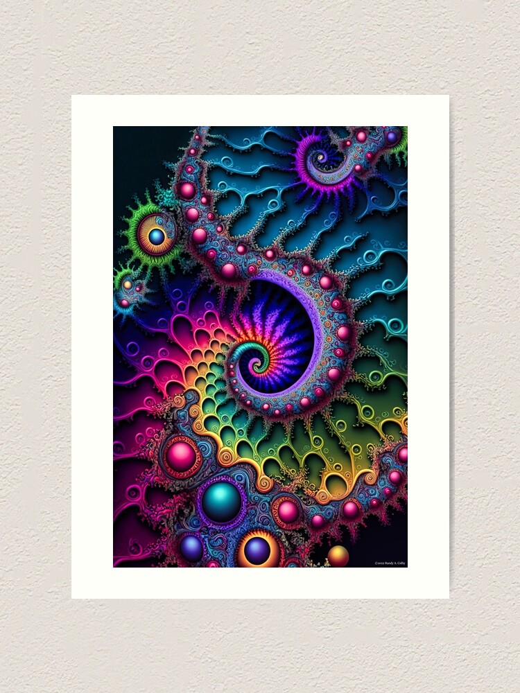 Mesmerizing Spiral Art Print