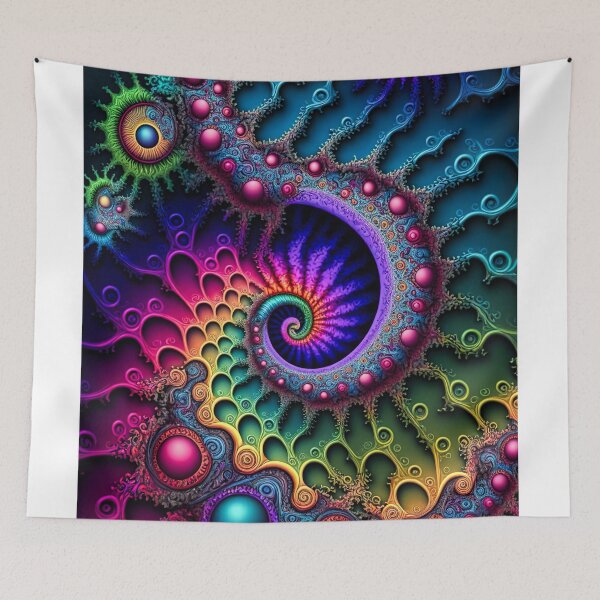 Item preview, Fractal 0011, Hypnotic Mandelbrot fractal, featuring mesmerizing patterns and infinite depth designed and sold by randycolby.