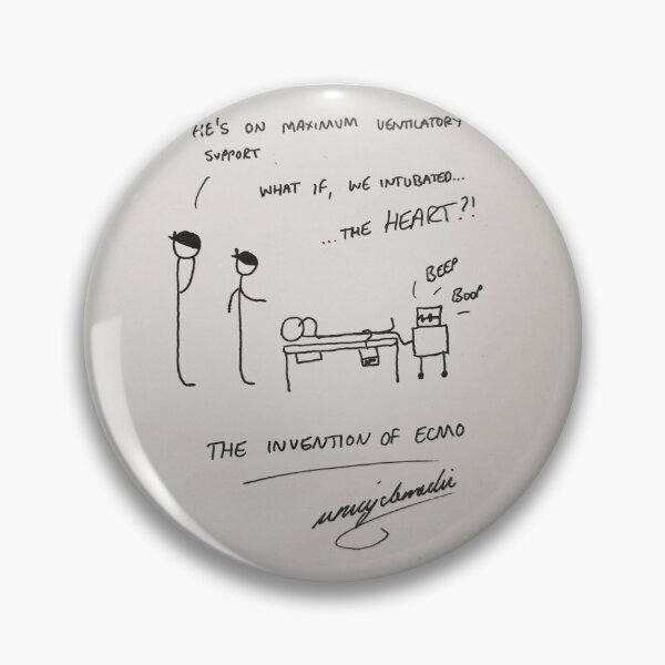 Item preview, The Invention of ECMO designed and sold by unicyclemedic.