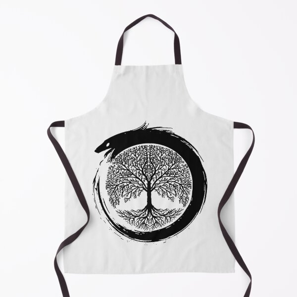 Item preview, Ouroboros y Yggdrasil - negro designed and sold by Faust-ART.