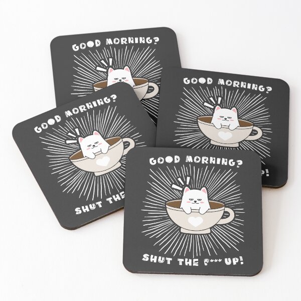 Item preview, Good morning - funny saying for morning grouches sleep shirt designed and sold by pxdsgn.