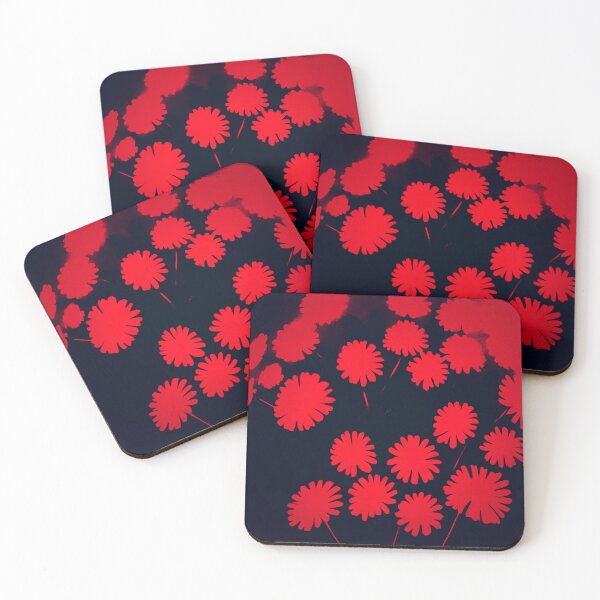 Item preview, Red Daisies - Abstract designed and sold by asurtiumgreen.