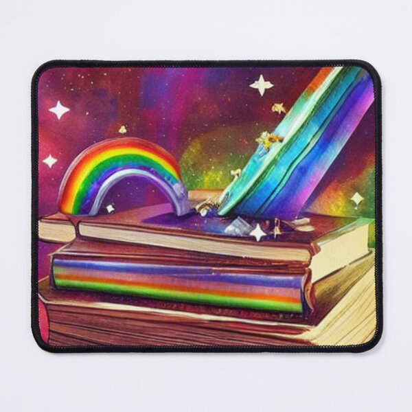 Item preview, Miracle books with a rainbow designed and sold by IviBlack.