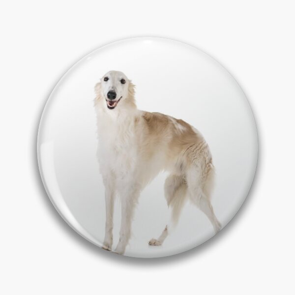 Item preview, Borzoi dog staring happily at the camera designed and sold by AmeAve.