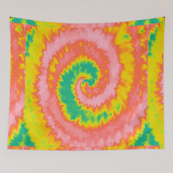 Item preview, Colorful Swirl in Pink & Yellow Color Shade Pattern 80 designed and sold by Manal-Patterns.