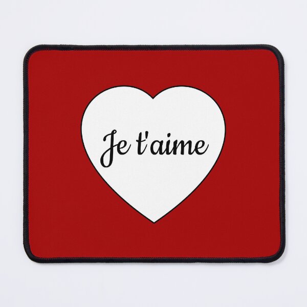 Item preview, Je T'aime - I love you in French - Valentines Heart designed and sold by Inspirationmotivation.