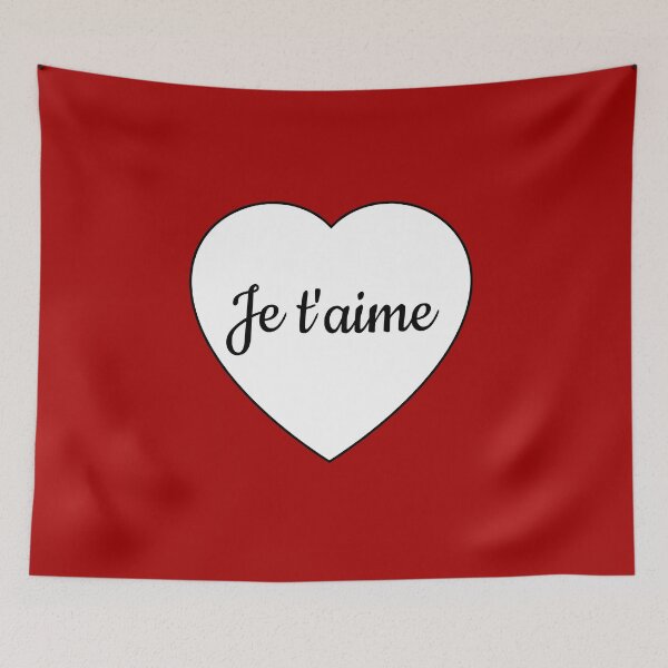 Item preview, Je T'aime - I love you in French - Valentines Heart designed and sold by Inspirationmotivation.
