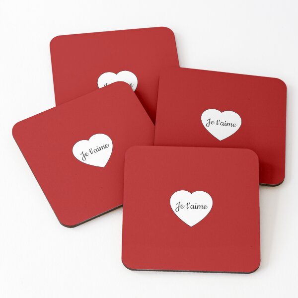 Item preview, Je T'aime - I love you in French - Valentines Heart designed and sold by Inspirationmotivation.