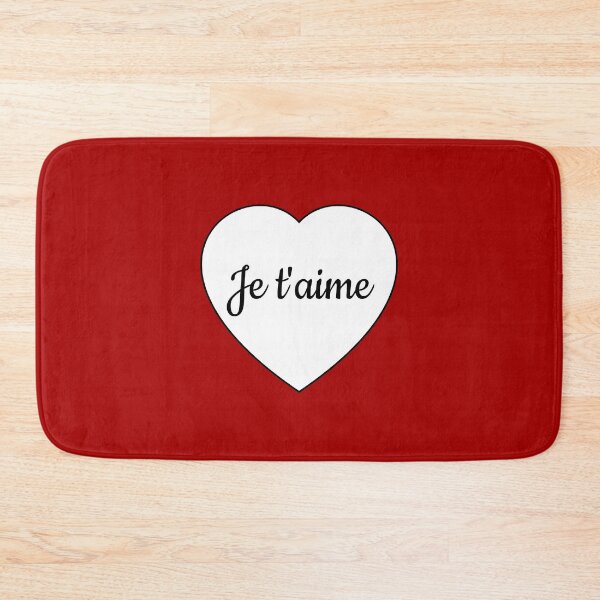 Item preview, Je T'aime - I love you in French - Valentines Heart designed and sold by Inspirationmotivation.