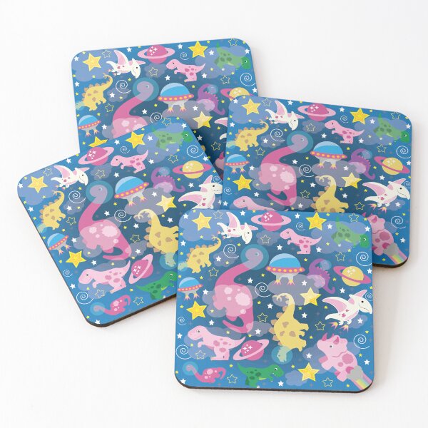 Item preview, Mini adventures girls dinosaurs in space designed and sold by smalladventures.
