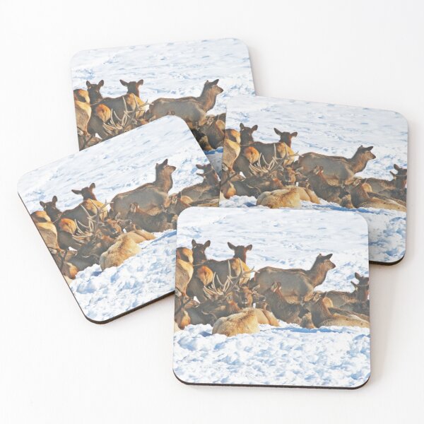 Item preview, Elk in winter designed and sold by Saltypro.