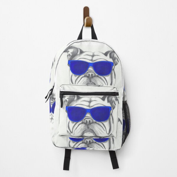 Item preview, Bulldog with Glasses Pencil Art designed and sold by HatzicTshirts.