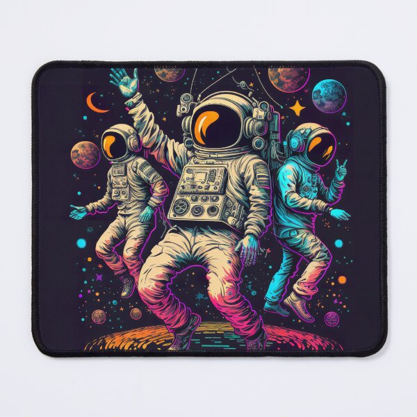 Item preview, Psychedelic Astronauts Partying | Disco Party on The Moon | Funny Astronauts Illustration designed and sold by Skyfe.