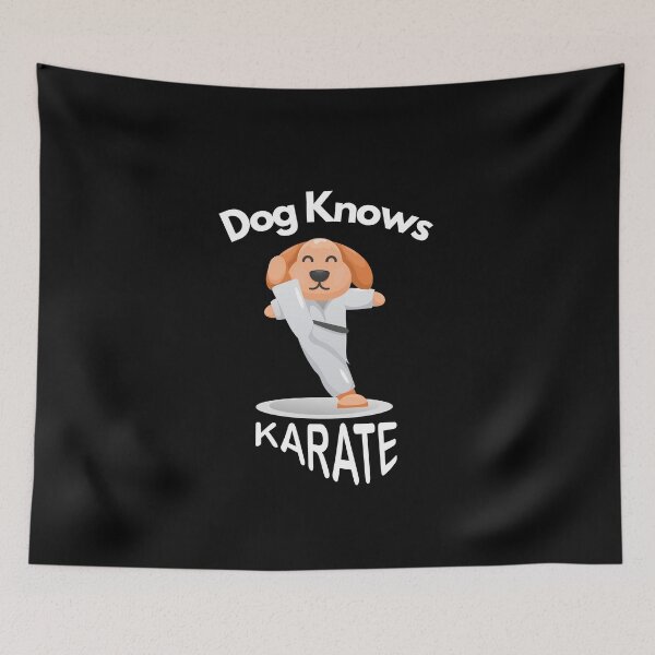 Item preview, dog knows karate designed and sold by koki4you.