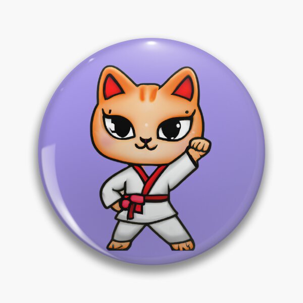 Item preview, CUTE CAT KNOWS KARATE  designed and sold by Pantoja9205.