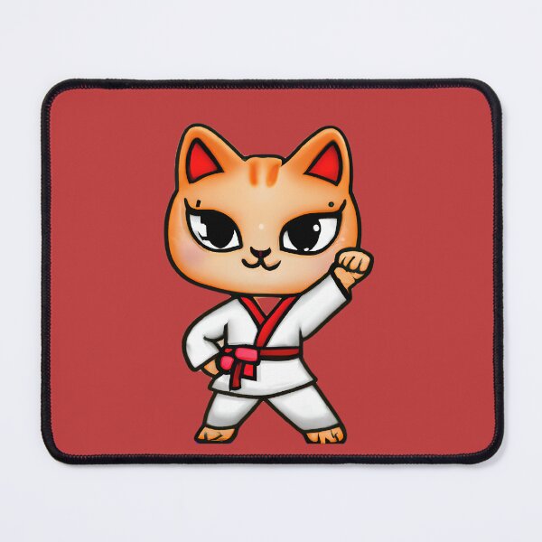 Item preview, CUTE CAT KNOWS KARATE designed and sold by Pantoja9205.