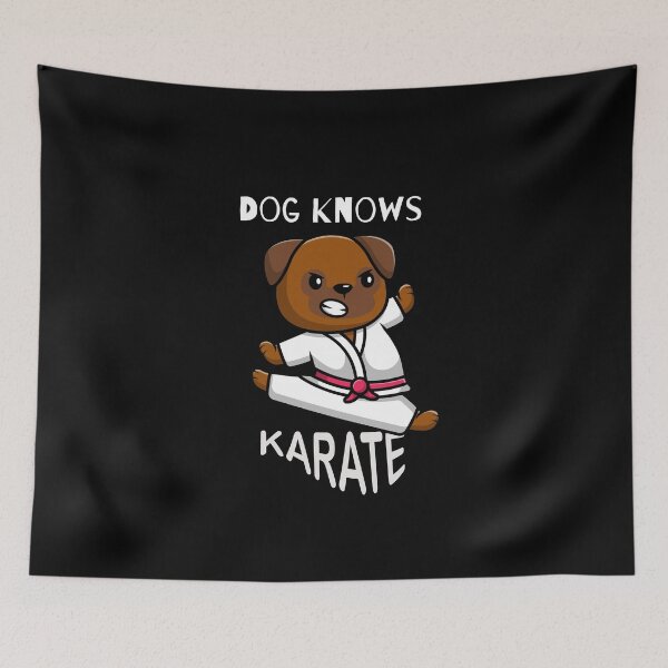 Item preview, dog knows karate designed and sold by koki4you.