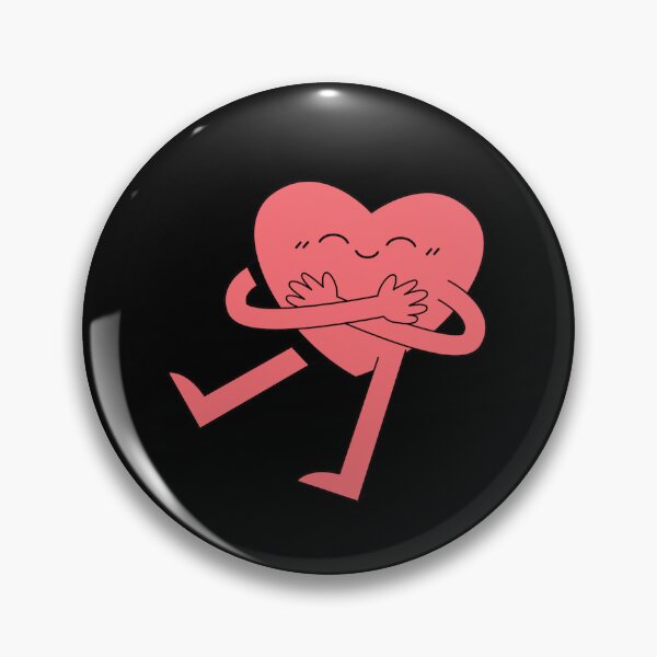 Item preview, Super Cute Pink Heart Hugging designed and sold by Perryfranken.