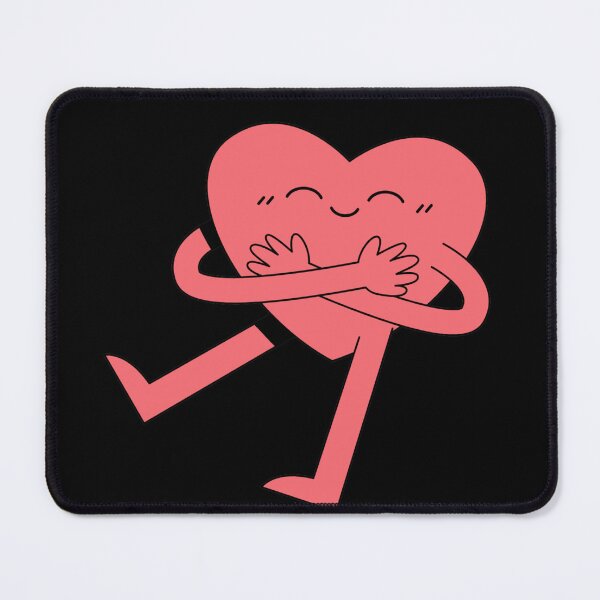 Item preview, Super Cute Pink Heart Hugging designed and sold by Perryfranken.