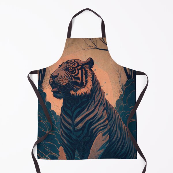 Item preview, White Tiger at Night designed and sold by CopperCity Dungeon.