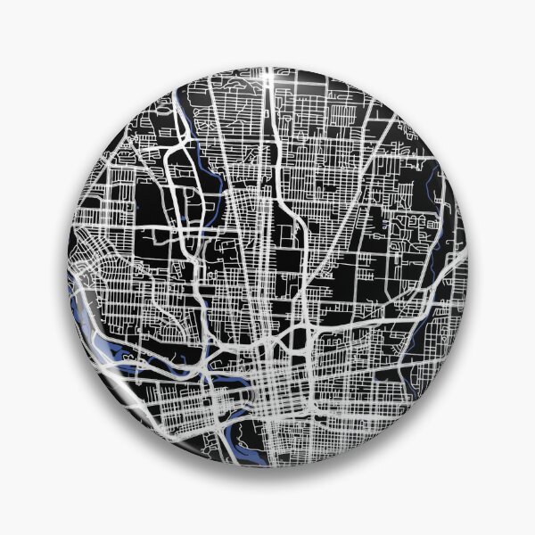 Item preview, Columbus Ohio OH city map black and white designed and sold by gifts-ideas.