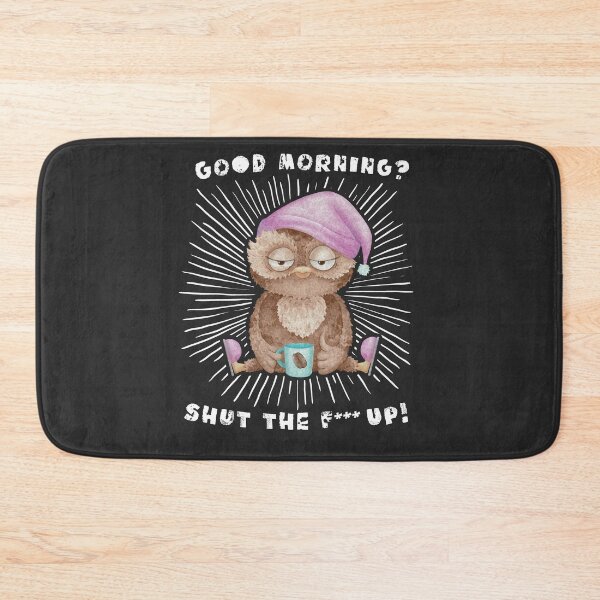 Item preview, Good morning - funny saying for morning grouches sleep shirt designed and sold by pxdsgn.