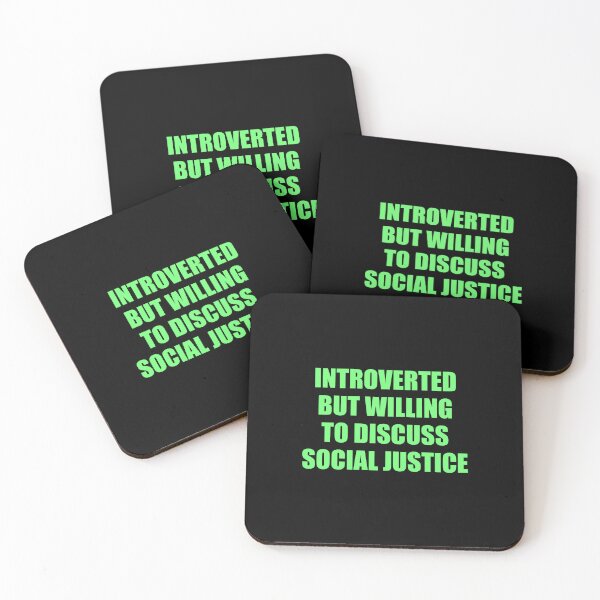 Item preview, Introverted But Willing To Discuss Social Justice designed and sold by Inspirationmotivation.