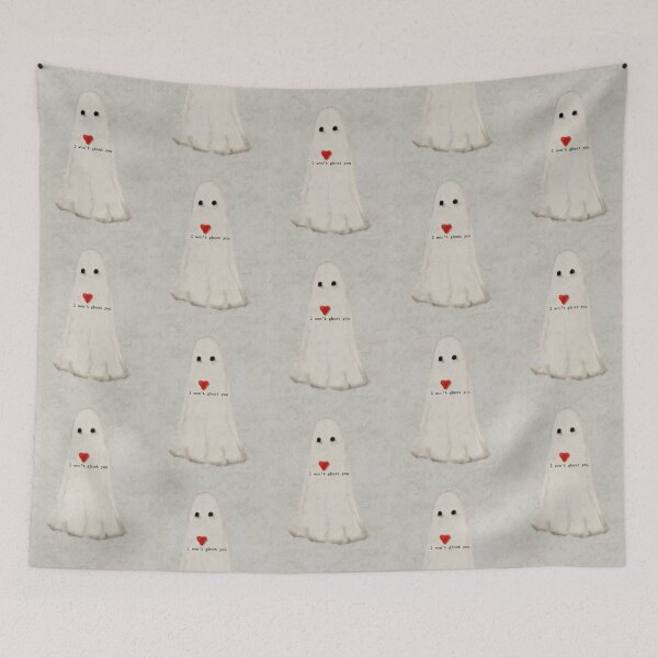 Item preview, Cute Ghost Valentine: Funny I won’t ghost you valentine designed and sold by Monica Laipple.