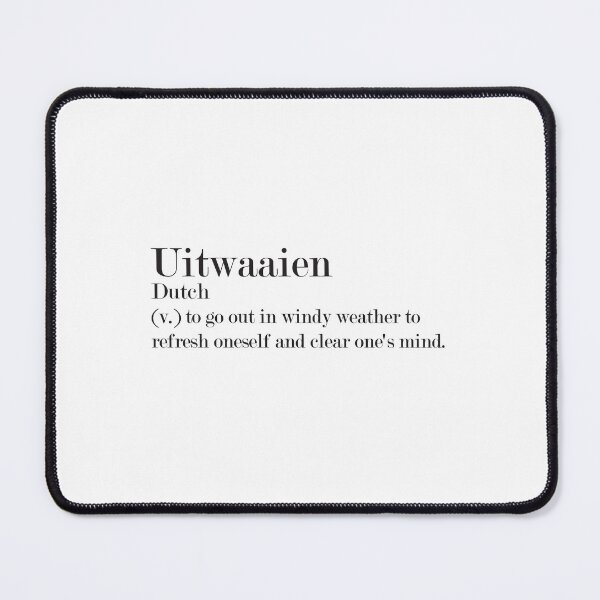 Item preview, Uitwaaien - Dutch - Beautiful Word Definition designed and sold by Zooone.