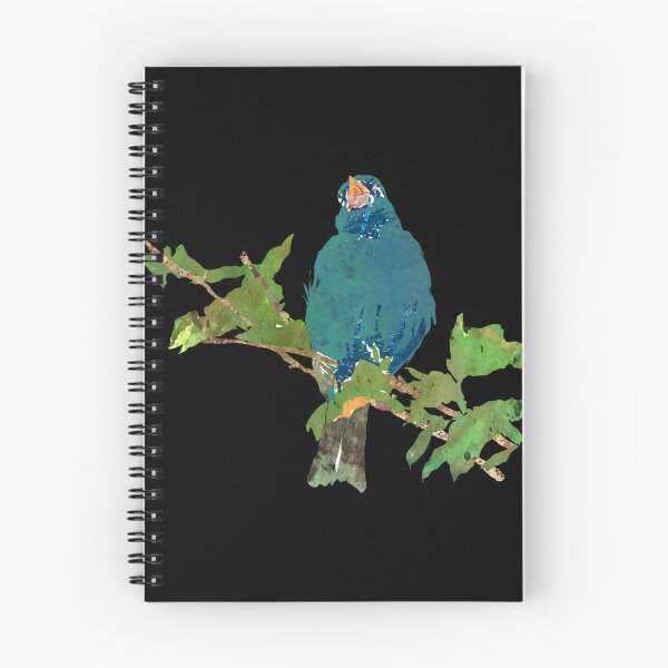 Item preview, Early Morning Singing Indigo Bunting Bird  designed and sold by ginaisarty.