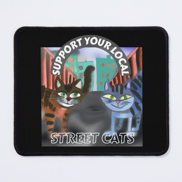 Item preview, Feline Friends - Street Cats designed and sold by Zirrko.