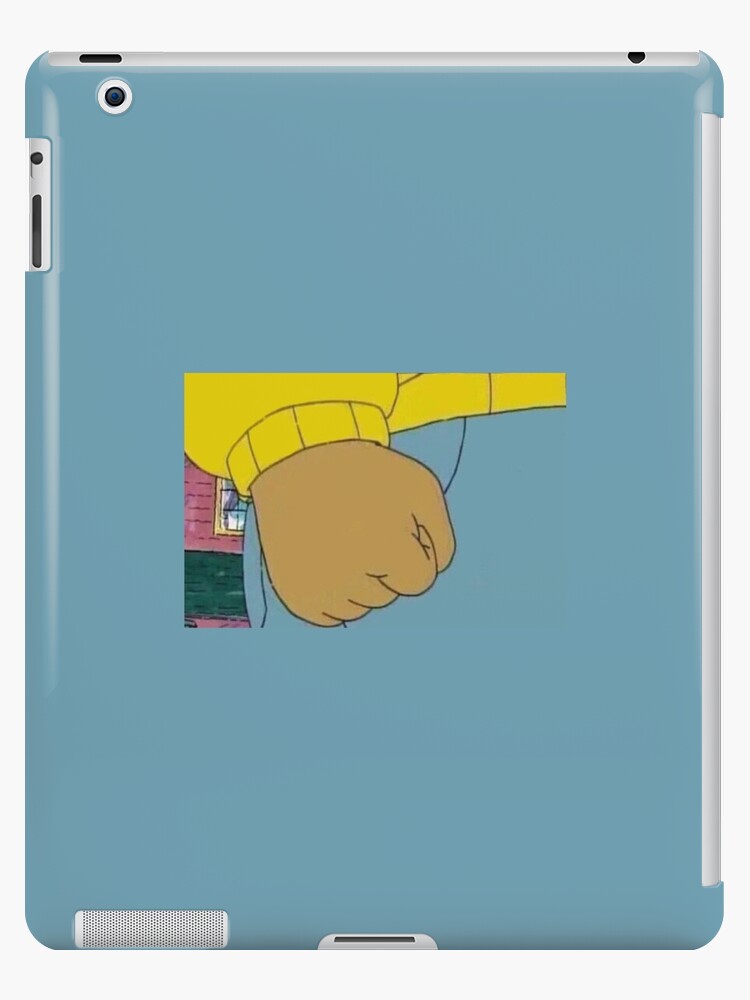 Arthur S Clenched Fist Meme Ipad Case Skin By Bananaha Redbubble