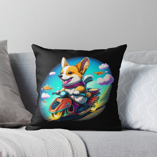Item preview, Happy Corgi Dog Biker Moped Club designed and sold by TheWildFlix.
