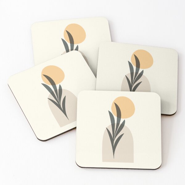Item preview,   Minimal Abstract shapes,leaves.wall art designed and sold by LOGPRO.