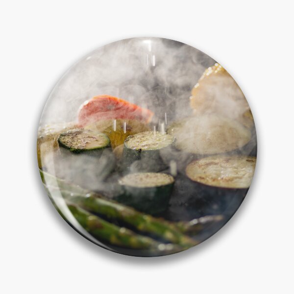 Item preview, Asparagus, courgettes, paprika and corn cooked on a hot griddle designed and sold by AlbertMi.